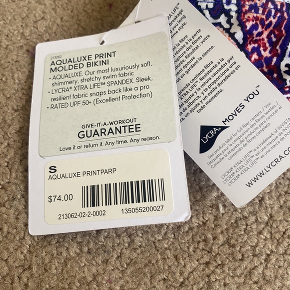 Athleta Aqualuxe Molded Bikini Top Small - Picture 6 of 6